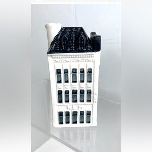 Vintage Delft Blue Holland KLM Bols Dutch Miniature Canal House #75 (Empty)